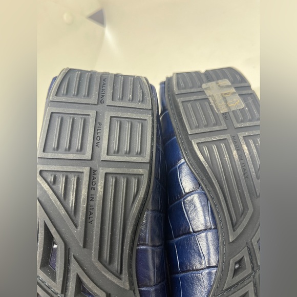 Aldo Brue Men's Navy Loafers size 40 - Picture 8 of 16